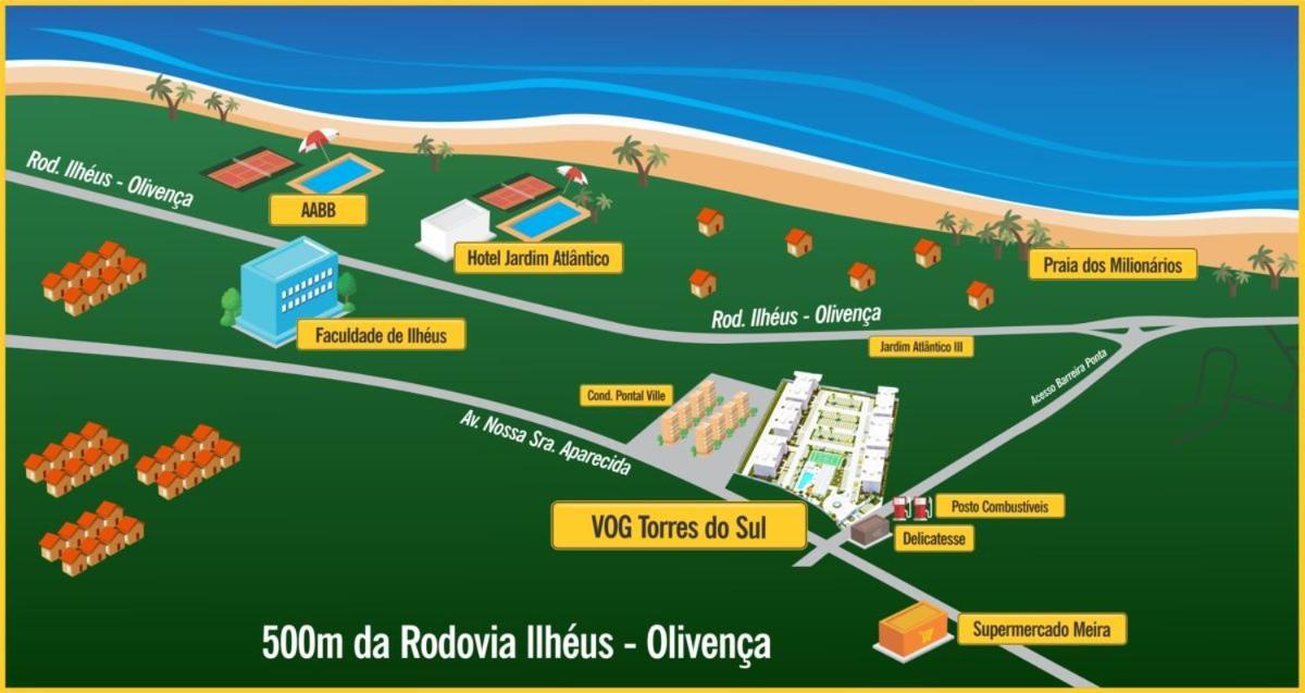 Apartamento Ilhéus - Vog Sul Exterior foto